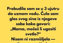 Probudila sam se u 3 ujutru da uzmem vodu… Probudila sam se u 3 ujutru da uzmem vodu… - featured image