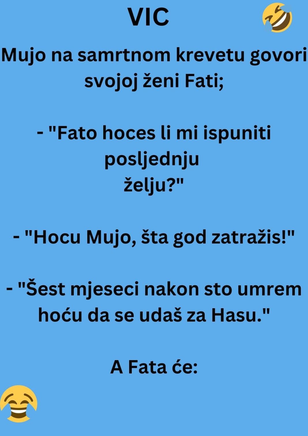 VIC DANA: Mujo na samrtnom krevetu… - featured image VIC DANA: Mujo na samrtnom krevetu… - featured image