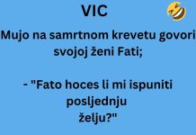 VIC DANA: Mujo na samrtnom krevetu… VIC DANA: Mujo na samrtnom krevetu… - featured image