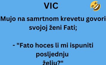 VIC DANA: Mujo na samrtnom krevetu… VIC DANA: Mujo na samrtnom krevetu… - featured image