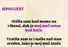 Otišla sam kod mame na vikend a muž je..