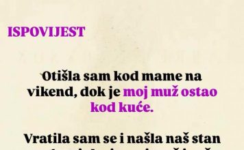 Otišla sam kod mame na vikend a muž je..