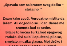 Spavala sam sa bratom svog dečka-slučajno. Znam kako zvuči.