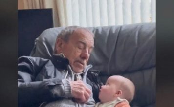 OSTAVILI SU BEBU NA TRENUTAK SA DEDOM: Kada su se vratili nisu mogli da vjeruju šta su zatekli!
