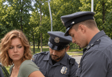 Dva saobraćajna policajca zaustavila su mladu ženu bez ikakvog očiglednog razloga, grubo je pritisnula uz automobil i stavila joj lisice na ruke. Međutim, kada je jedan od policajaca, na njen zahtjev, posegnuo u džep njenog šorca, obojica su se ukočila od šoka kada su vidjela šta se unutra nalazi. 😱😱