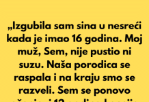 Mislila sam da me muž ne voli jer nije plakao za našim sinom – istina me šokirala