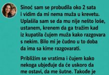 ČULA SAM MUŽA KAKO U 2 UJUTRU GOVORI DA ĆE ME OSTAVITI ONDA SAM POGLEDALA NJEGOV TELEFON